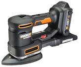 WORX WX820L 5-in-1 Multi-Sander, Battery Included, 20 V